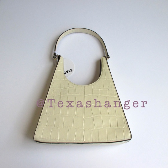 NWT STAUD Rey Shoulder Bag Cream - Picture 16 of 16